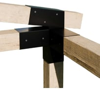 Крепежный кронштейн (коннектор) АрсеналЪ Угловой четверник правый для бруса 100 100 ARSENAL PERGOLA мод. AR75741R957-06