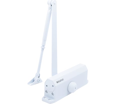 Дверной доводчик БУЛАТ ДД 504/4 A-W (60-85 кг; белый) 13506