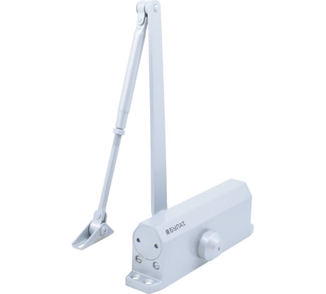 Дверной доводчик БУЛАТ ДД 504/4 A-S (60-85 кг; серебро) 13505