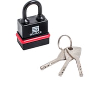 Навесной замок БУЛАТ ВС 3-Н35 ПЛ (всепогодный; 3 ключа; 5 мм) 13332