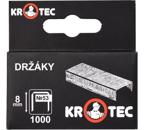 Скобы для степлера KROTEC Тип 53, 08 мм 4302002