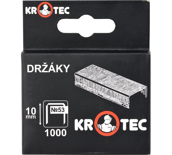 Скобы для степлера KROTEC Тип 53, 10 мм 1000шт 4302003