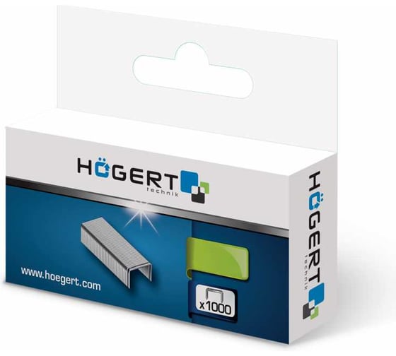 Скобы для степлера HOEGERT TECHNIK тип J, 14 мм, 11.3 мм, 1000 шт. HT2C058