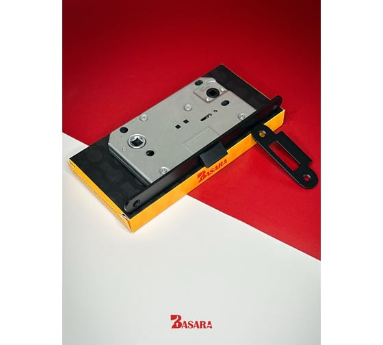 Межкомнатный механизм BASARA WC 411 B-S KEVLAR MBP (PLASTIC, Чёрный Матовый) 40105