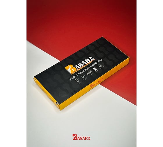 Межкомнатный механизм BASARA WC 411 B-S KEVLAR NI, PLASTIC, никель, 40106