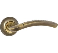 Ручка на раздельном основании BASARA R07.026 AB, PLASTIC, white box,no logo,130 кв., бронза 40100