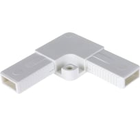 Литой ПВХ уголок для москитной сетки KOMFORT москитные системы белый, 1 шт УЛ7168