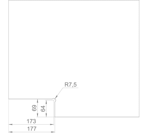 Петля-доводчик для стеклянной двери ARMADILLO Range.GL.H10 SS нерж. сталь 57899