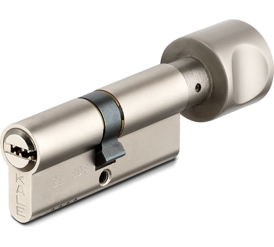 Цилиндровый механизм KALE KILIT с вертушкой 164 OBS SCE/68 (26+10+32) mm никель 5 кл. new 45195
