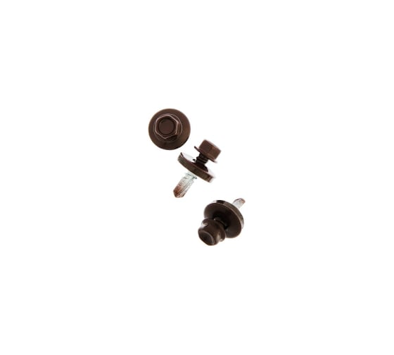 Саморез Tech-Krep КР св.5,5х19 RAL 8017 (шоколадно-коричневый) (5 кг) - коробка /Zitar 154728