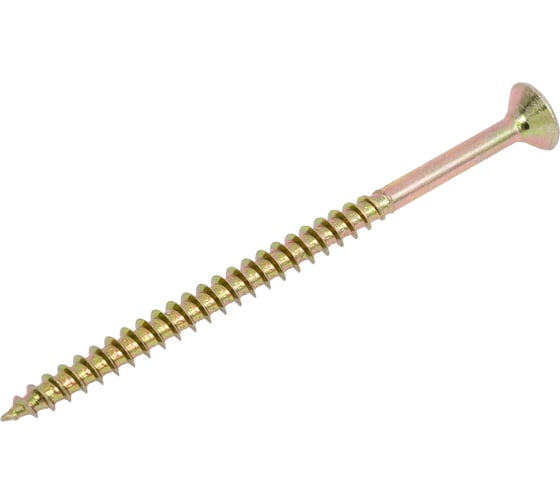 Саморезы универсальные Tech-Krep 80х5,0 мм (200 шт) желтые - коробка с ок. /Zitar 153843 1