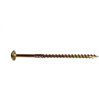 Саморез по дереву HIMTEX желт. тар. NORM Torx 25 5*100 (100 шт.) 05100Whc