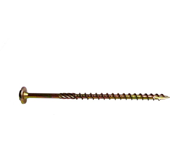 Саморез по дереву HIMTEX желт. тар. NORM Torx 25 5*100 (100 шт.) 05100Whc 1