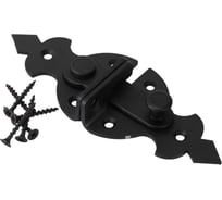 Щеколда дверная Домарт Готика (80) черный 171163