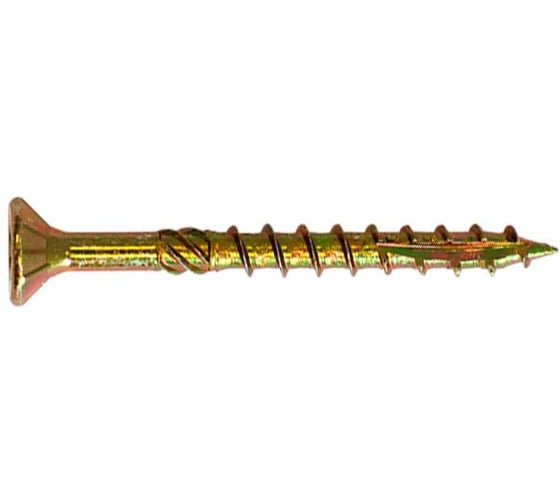 Конструкционный саморез по дереву HIMTEX желтый потай NORM Torx 30 6*90 (100 шт.) fix 06090Fhc