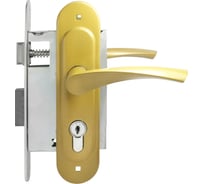 Замок врезной Птимаш ЗВ4-3.07 голд с/руч 11692