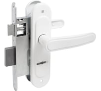 Замок врезной Птимаш ЗВ9-4.03 белый с/руч 14493