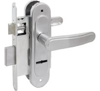 Замок врезной Птимаш ЗВ9-4.03 хром с/руч 14485