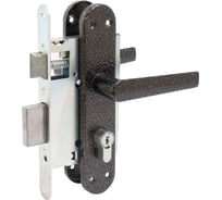 Замок врезной с ручкой Птимаш ЗВ9-4.03 бронза 8458