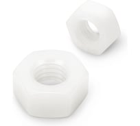 Гайка Полиамидная М12 DIN 555 ПА шестигранная 10 шт. KREPFIELD 555ПАГАЙКАМ12-10