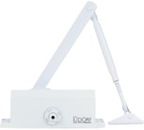 Дверной доводчик DORF  80 кг, белый L8223_white