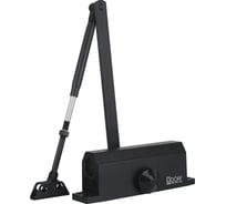 Дверной доводчик DORF 110 кг, черный RAL 9005 matt L8224_black