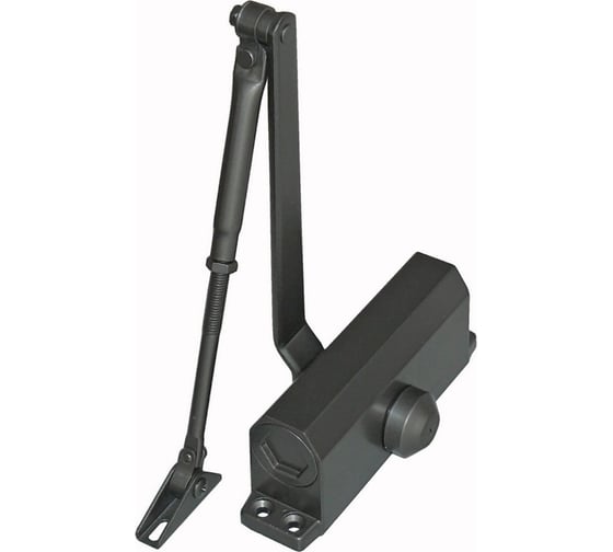 Дверной доводчик DORF 110 кг, черный RAL 9005 matt L8224_black