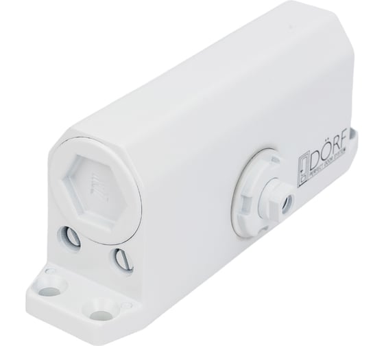 Дверной доводчик DORF 45 кг, белый L8222_white
