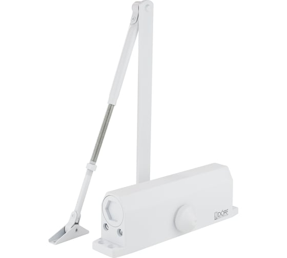 Дверной доводчик DORF 130 кг, белый L8225_white