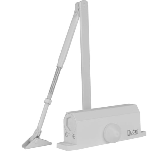 Дверной доводчик DORF 110 кг, белый L8224_white