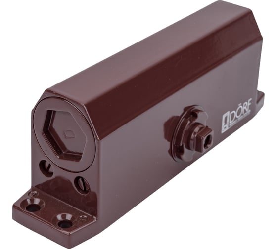Дверной доводчик DORF 80 кг, коричневый L8223_brown