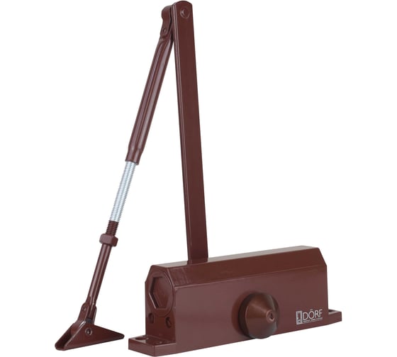 Дверной доводчик DORF 110 кг, коричневый L8224_brown
