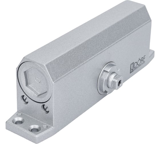Дверной доводчик DORF 110 кг, серебро L8224_silver