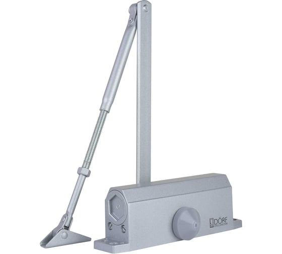 Дверной доводчик DORF 110 кг, серебро L8224_silver
