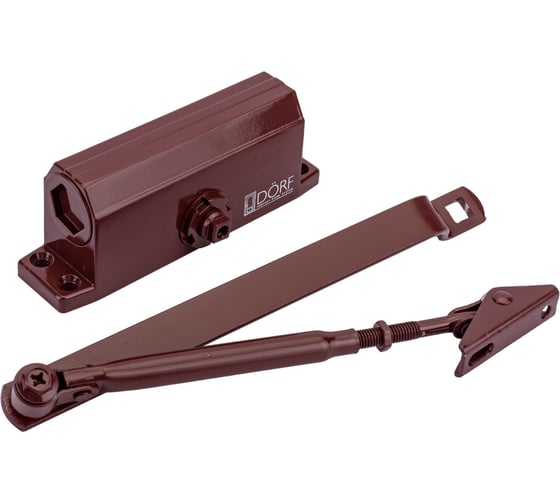 Дверной доводчик DORF 45 кг, коричневый L8222_brown