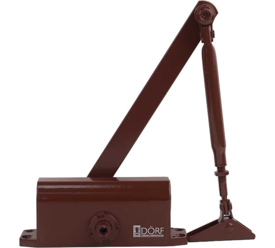 Дверной доводчик DORF 45 кг, коричневый L8222_brown