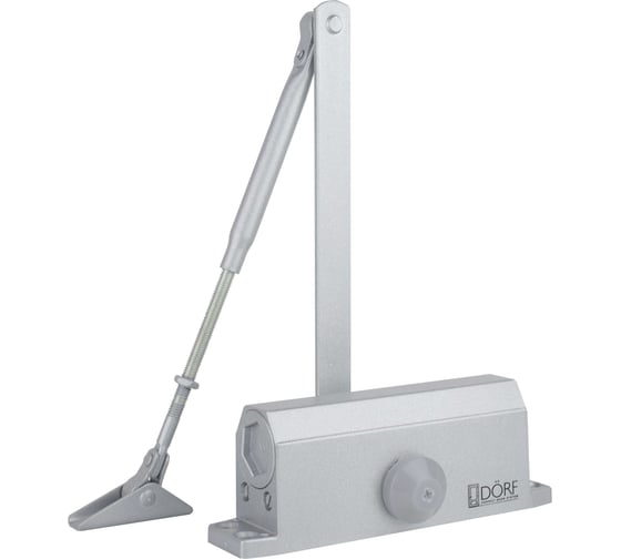 Дверной доводчик DORF 80 кг, серебро L8223_silver