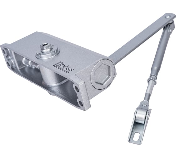 Дверной доводчик DORF 80 кг, серебро L8223_silver