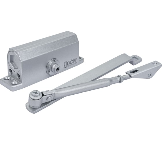 Дверной доводчик DORF 45 кг, серебро L8222_silver
