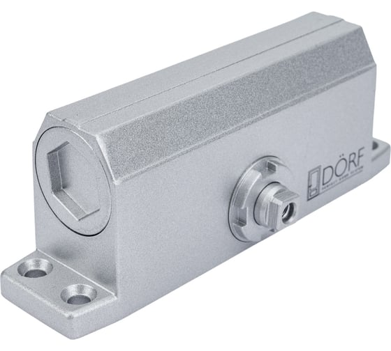 Дверной доводчик DORF 45 кг, серебро L8222_silver