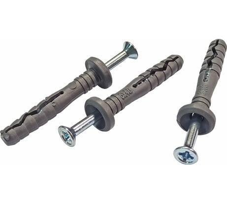 Дюбель-гвоздь Daxmer 6х40 гриб, полипропилен 200 шт 00000333560