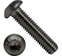 Винт Море-Метизов ISO 7380 класс прочности 10.9 оксид M8x75 мм, 500 шт. VINT7380M875500М