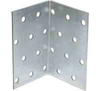 Крепежный уголок равносторонний ГУРТ KUR 50х50х80х1,5 (50 шт)
