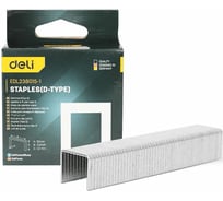 Набор скоб для степлера Deli 1000 шт (53F, Тип D) DL238015-1 (10x11,3x1,2мм) 200206