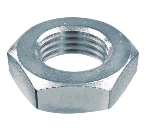 Гайка Море-Метизов DIN 936 низкая цинк M6, 50 шт. GAYKA936CM650М