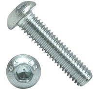 Винт Море-Метизов ISO 7380 класс прочности 10.9 цинк M4x6 мм, 250 шт. VINT7380CM46250М