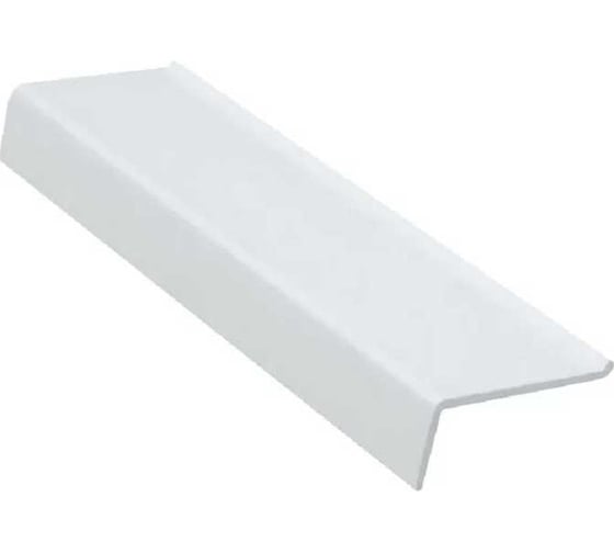 Нащельник ACCURATE 2000x50x15 алюминиевый 2м 50x15мм белый Нащ 50*15/Б2