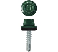 Кровельный саморез Daxmer 5,5х25 RAL 6020 сверло №3, 250 шт 00000304305