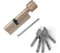 Цилиндровый механизм ABUS X12R430 ключ/вертушка 40-40 (80 мм) NI (5 key) 30641 2