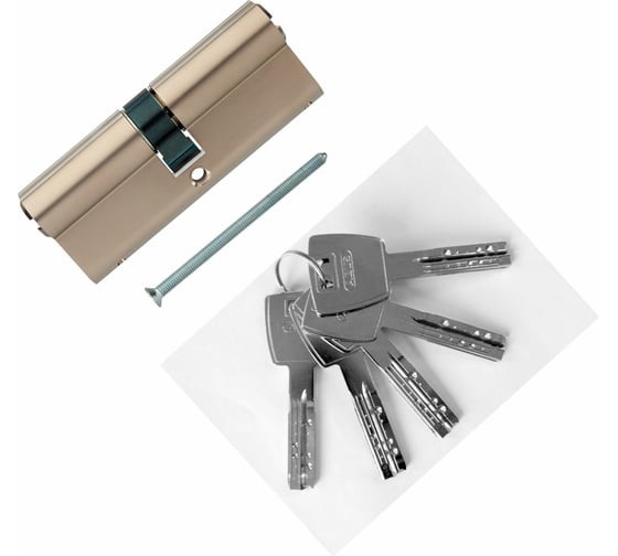 Цилиндровый механизм ABUS X12R410 ключ/ключ 45-45 (90 мм) NI (5 key) 29149